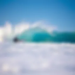 A breathtaking wave crashing on a pristine Salvadoran beach