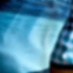 Close-up view of Quiksilver New Wave Highline Boardshorts showcasing fabric texture