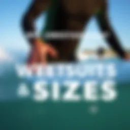 Wetsuit size chart for optimal fit