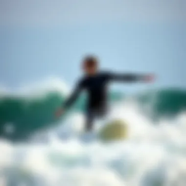 Surfer Analyzing Wind Patterns Surfer analyzing wind patterns