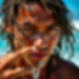 Visual representation of hydration levels in surfers