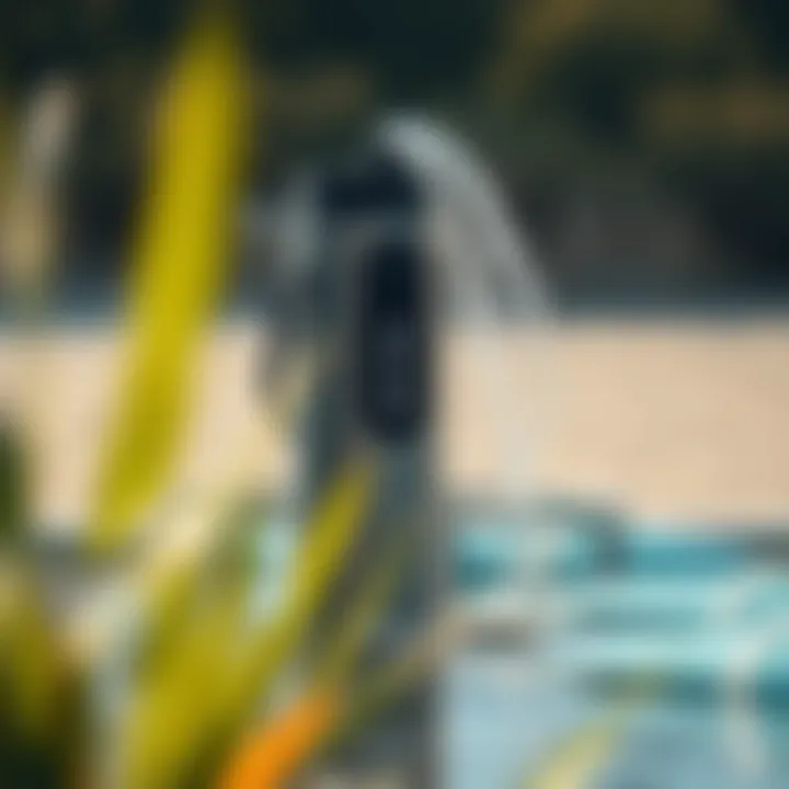 RinseKit portable shower showcasing its sleek design