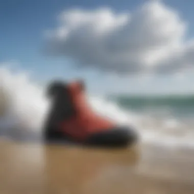 Diverse Styles of Rip Curl Surf Booties Variety of Rip Curl surf booties suited for different surf conditions