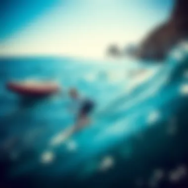 The Ocean's Ecosystem and Paddle Surfing A stunning oceanic view highlighting the ecological beauty of surf locations