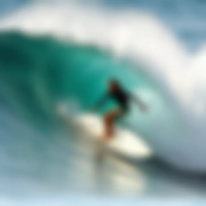 Performance of Salt Gypsy Surfboards in Action Surfer showcasing performance on a Salt Gypsy board