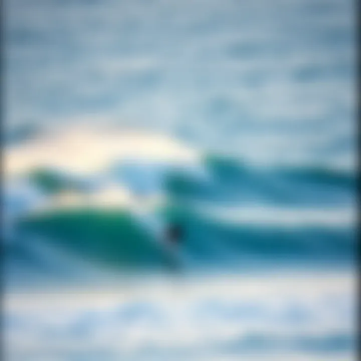 Surfing Waves and Water Temperature Surfers navigating waves influenced by water temperature