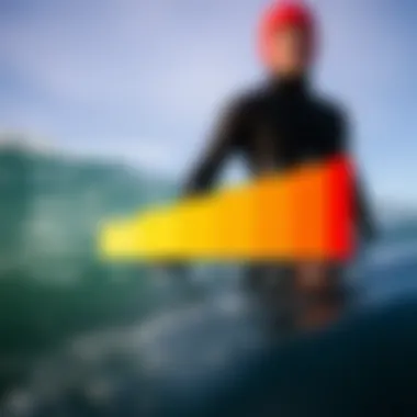 Diagram illustrating optimal wetsuit thickness for varying water temperatures