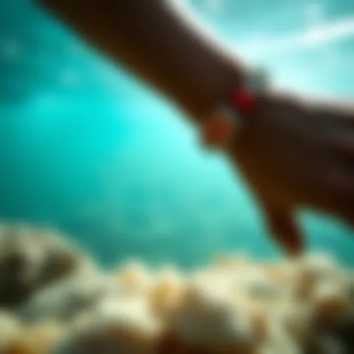 Innovative design of a shark repellent bracelet