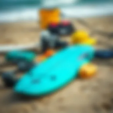 Essential Equipment for Every Surfer Detailed view of essential surfing gear laid out