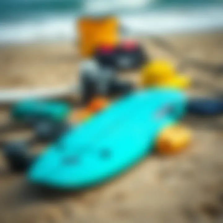 Essential Equipment for Every Surfer Detailed view of essential surfing gear laid out