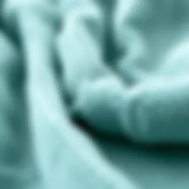 High-Quality Fabric of Surf Changing Towels Close-up of towel material showcasing texture and quality