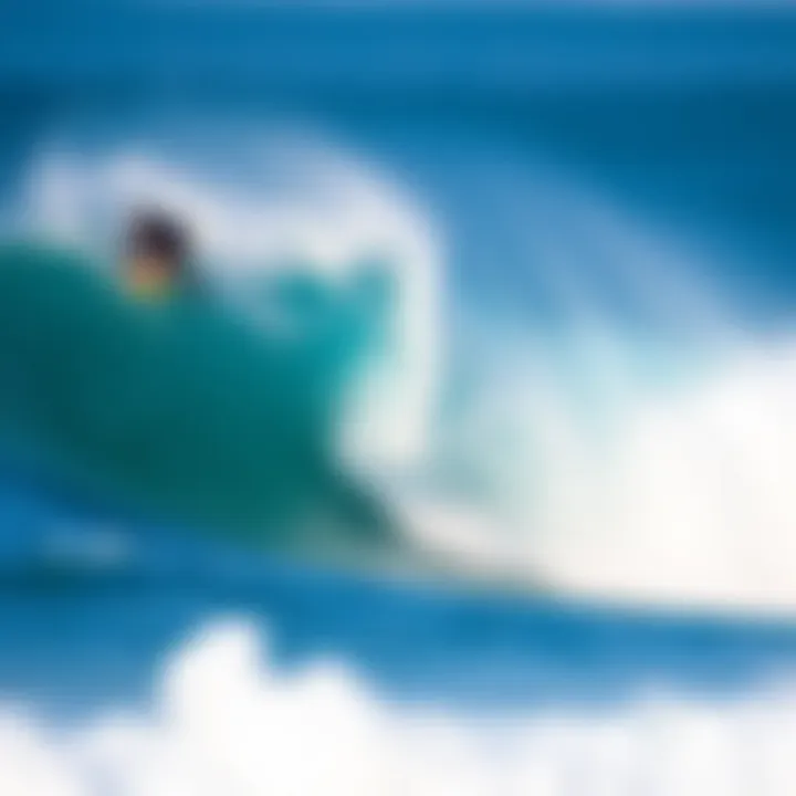 Wave Patterns and Surf Forecasting Visual representation of surf forecasting based on wave patterns