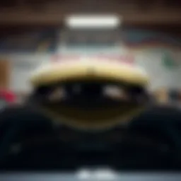 Surfboard roof rack pad showing soft cushioning material