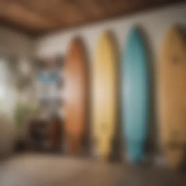 Creative surfboard storage solutions for small spaces