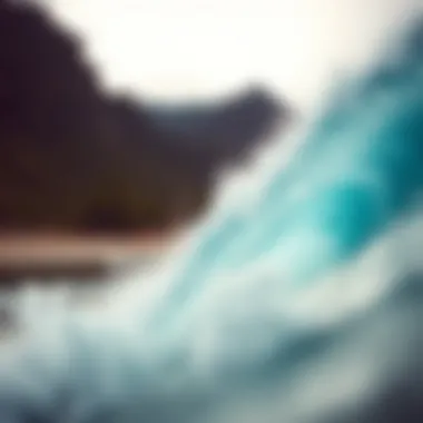 Surfboarding Techniques and Standing Wave Dynamics Diagram showing surfboard techniques influenced by standing waves