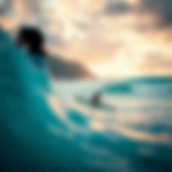 The Heartbeat of Hawaiian Surf Culture A glimpse of Hawaiian surf culture with locals enjoying the beach