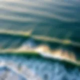 Aerial View of Salt Creek Waves Aerial view of Salt Creek showcasing its iconic waves