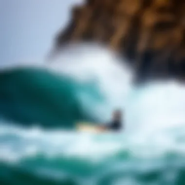 Surfers Riding the Waves at Salt Creek Surfers riding the powerful waves at Salt Creek