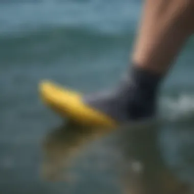 Material Analysis of Swim Fin Socks Comparison of various swim fin sock materials