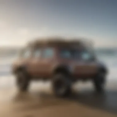 A well-maintained surf rack on a Tacoma, illustrating the importance of upkeep for longevity.