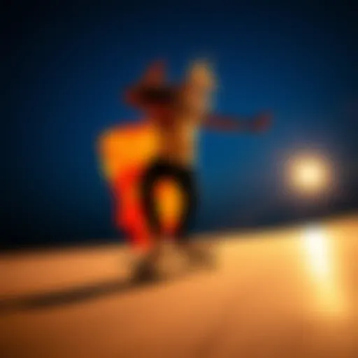 Fluid Movements in Dance Longboarding Graceful dance longboarding move on a smooth surface