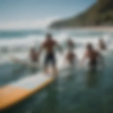 Cultural Essence: The Community Around Hand Board Body Surfing Cultural gathering of hand board body surfers