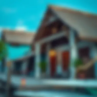 Cultural Heritage of Maldives Village Local village in the Maldives highlighting traditional architecture and cultural heritage