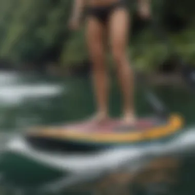 Traditional vs Engine-Integrated Paddleboards A visual comparison of traditional paddleboards and engine-integrated models, emphasizing design evolution.