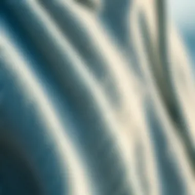 Close-up of towel hoodie fabric showcasing texture and quality