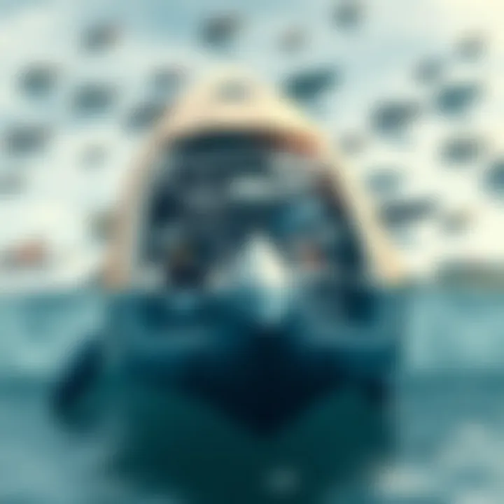 Surf Boat Mechanics Uncovered Cutaway illustration of surf boat mechanics