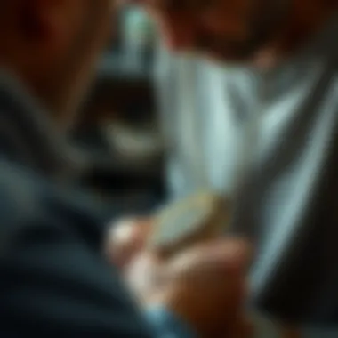 Craftsmanship of Surf Necklaces Artisan crafting a surf necklace with intricate details and natural materials.