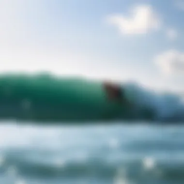 Enhancing Performance on Waves Surfer enjoying a no wax surfboard