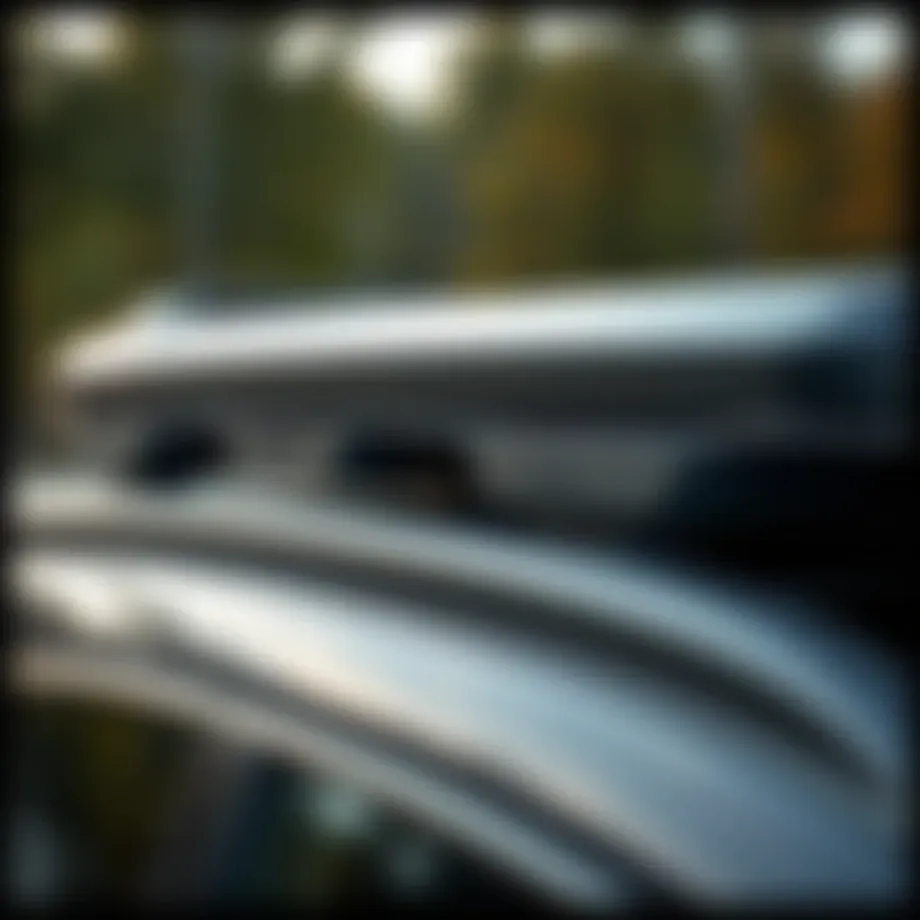 Thule roof rack pad showcasing its durable material