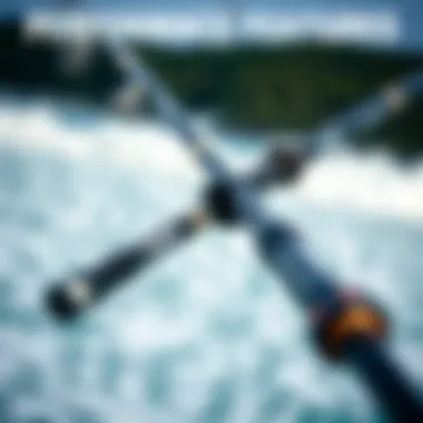 Performance Features of the TICA Dolphin Surf Rod Close-up view of the TICA Dolphin surf rod's performance features