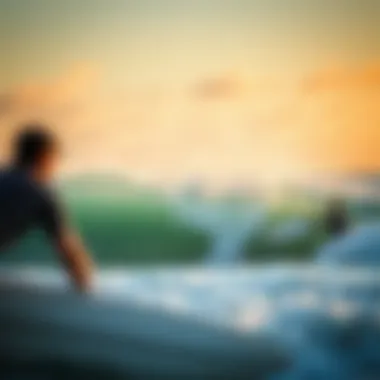 A vibrant surf community celebrating barreling waves