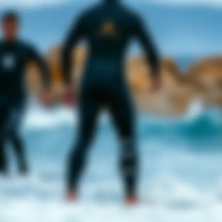 Illustration of wetsuit thickness variations