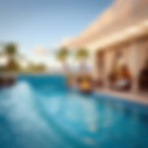 A luxurious backyard wave pool design showcasing advanced technology