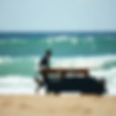 Different shipping methods available for surfboard transport