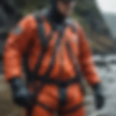 Anatomy of a Dry Suit: Key Features Explained Illustration highlighting the anatomy of a dry suit