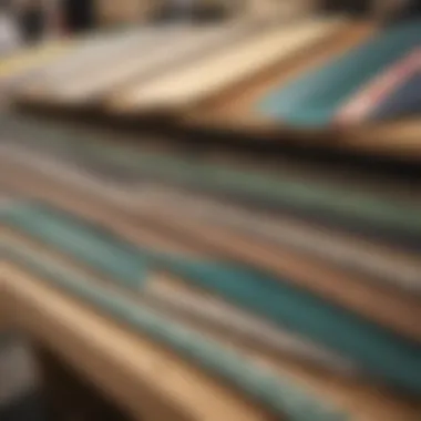 Eco-Friendly Grip Tape Choices Eco-friendly grip tape options showcased in a surf shop