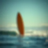 Dynamic lift surf board design showcasing aerodynamics