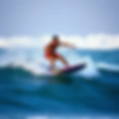 Mastering Techniques on Lift Surf Boards Rider executing advanced techniques on a lift surf board