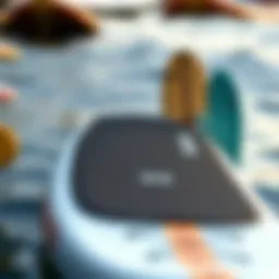 Visual representation of paddle board lengths comparison