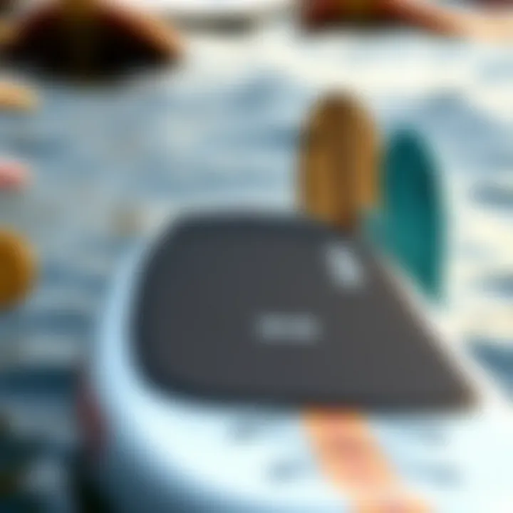 Visual representation of paddle board lengths comparison