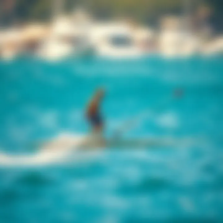 Lift and Drag Dynamics Explained Diagram illustrating lift and drag forces in water sports