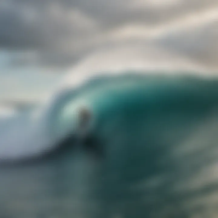 Surfer riding a perfect wave showcasing techniques