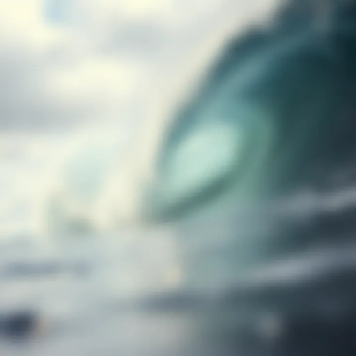 Tidal influences on surfing conditions