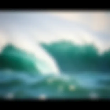 Visual representation of different wave types