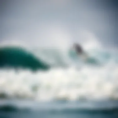 Impact of wind on wave formation