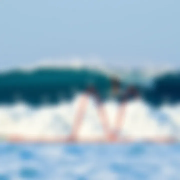 Impact of Wind Patterns on Surfing Conditions Graph illustrating wind patterns and their effects on wave formation